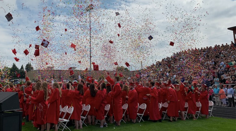 SchDistofMilton's tweet photo. Today's the day! Congratulations to the MHS Class of 2020. The graduation ceremony is set to stream on Red Hawk Media at 2pm today.
.
Go to https://t.co/1HJzTc4RXf to watch.
.
#miltonpride #mhs #miltonwi #redhawks #classof2020 https://t.co/IocY5xcaqR