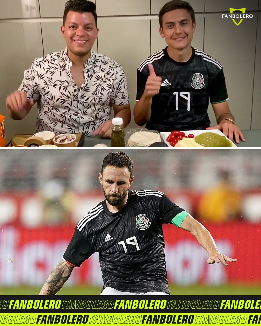 Fanbolero on X UNA JOYA MEXICANA En un episodio de Instagram TV Dybala aprendio a cocinar tacos junto al chef Jerry Sanchez y se puso el jersey de Layun gesto de crack