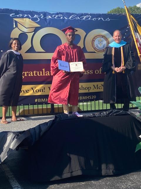 GRevmgbrown4's tweet photo. On yesterday, Saturday, June 6, 2020, #JaredPage received his high school diploma from #BishopMcNamaraHighSchool, Forestville, Maryland! Congratulations Jared!!! Much #SUCCESS in the future!!!ππππππππ·π·π·ππΎππΎππΎππ https://t.co/qdxiflzWYM