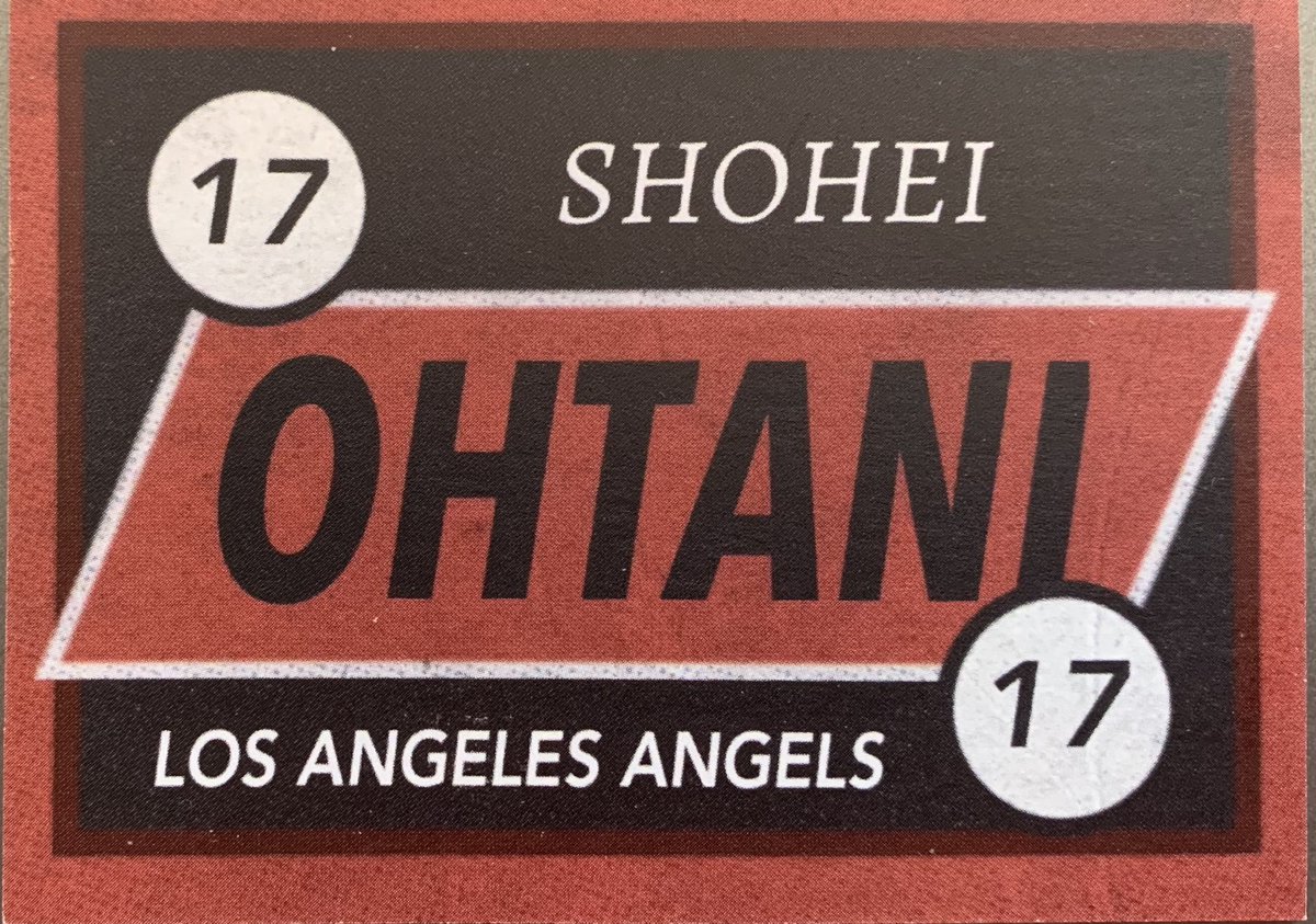 Day 79. Shohei Ohtani baseball card.