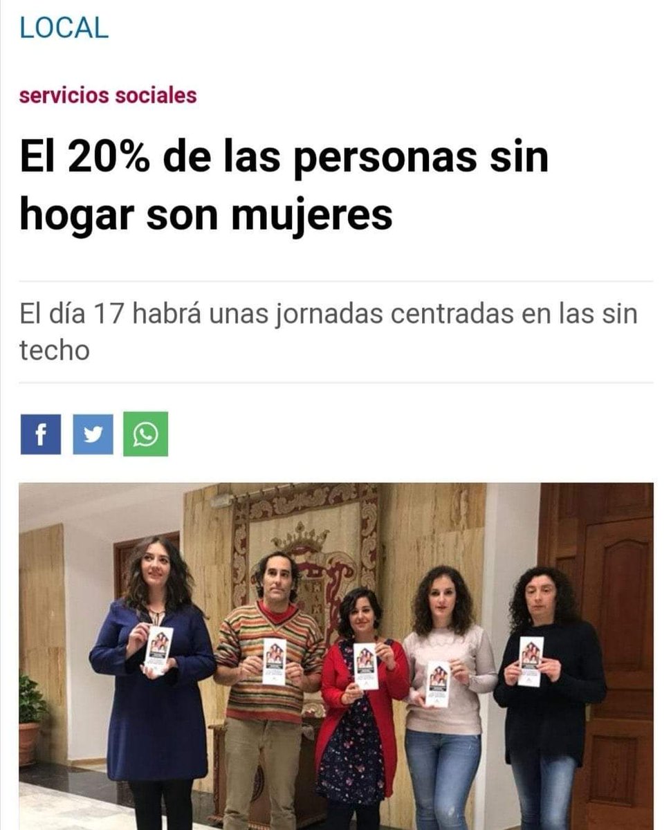 Para el feminismo el 20% de las mujeres sin hogar es importante, sin en cambio el 80% de hombres sin hogar es irrisorio y a eso lo llaman..... Igualdad.