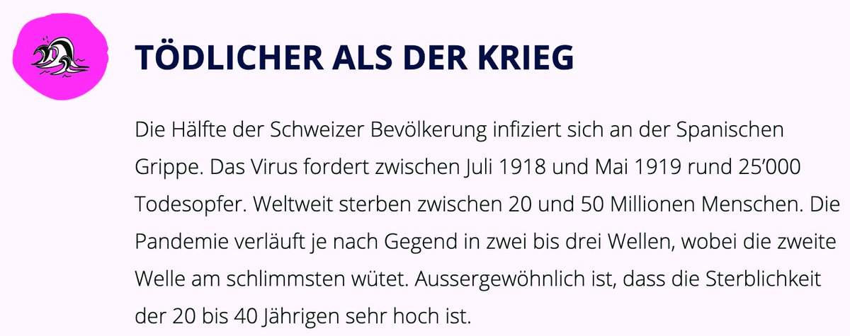 Die Hälfte der Schweizer Bevölkerung infiziert sich an der Spanischen Grippe. Das Virus fordert zwischen Juli 1918 und Mai 1919 rund 25’000 Todesopfer. Weltweit sterben zwischen 20 und 50 Millionen Menschen. open-museum.ch/spanish-flu/10
#openaccess #MuseumsUnlocked #MuseumFromHome