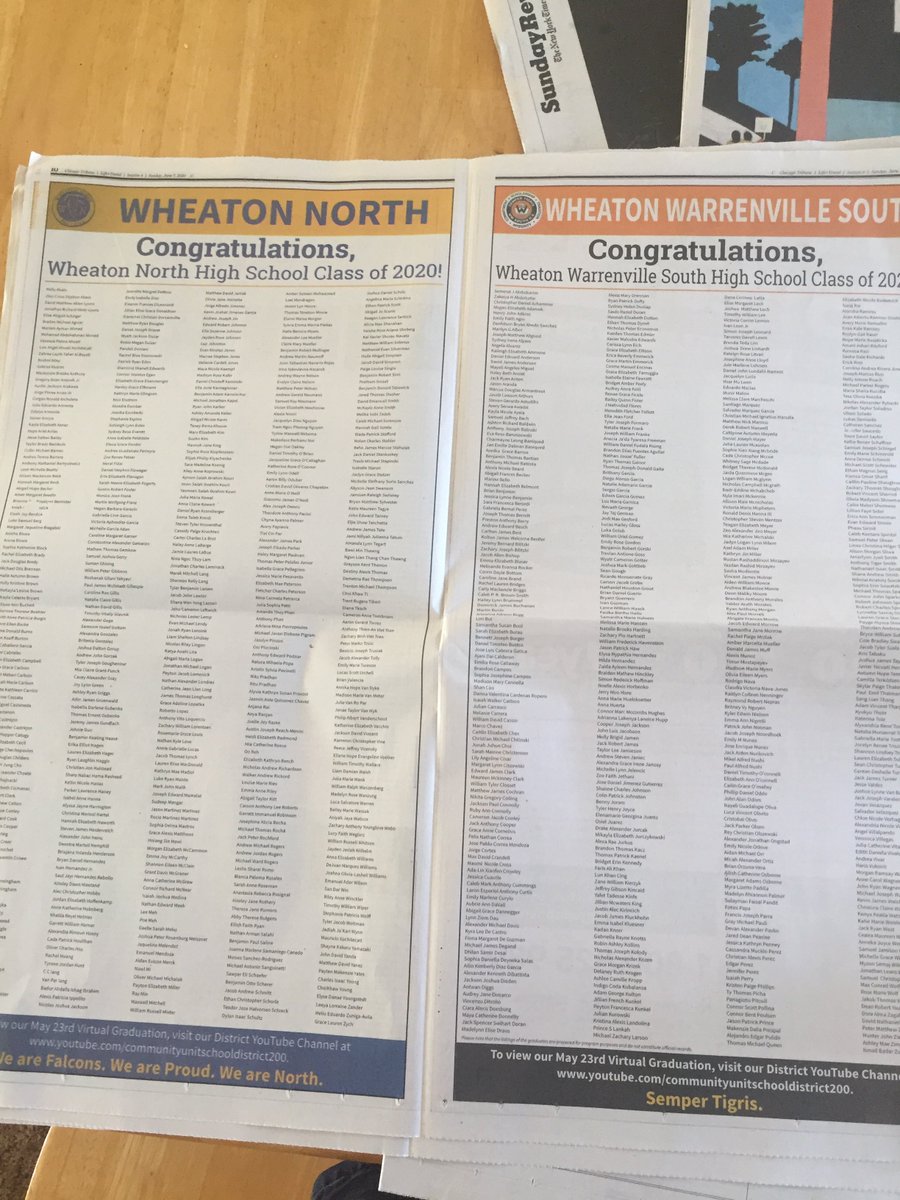 wwsscience's tweet photo. Hey Tiger Grads-check out today’s Chicago Tribune! https://t.co/mgV2YB9KSM