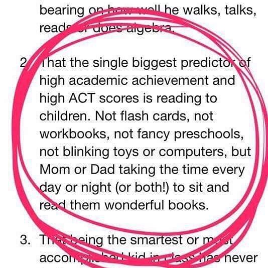 teachergoals's tweet image. Want your kid to be successful? Prioritize reading. 🙌