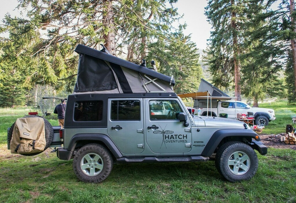 Camping doesn’t need to be complicated. Drive to your site, pop the top and enjoy the camp life. Our pop-top campers from @UrsaMinorVehicles and <a href="/GFC_USA/">God Family Country</a> are easy to operate, quick to set up, and comfortable for a solid night’s sleep. 
#HatchAdventures #… instagr.am/p/CBJal9TBoSZ/