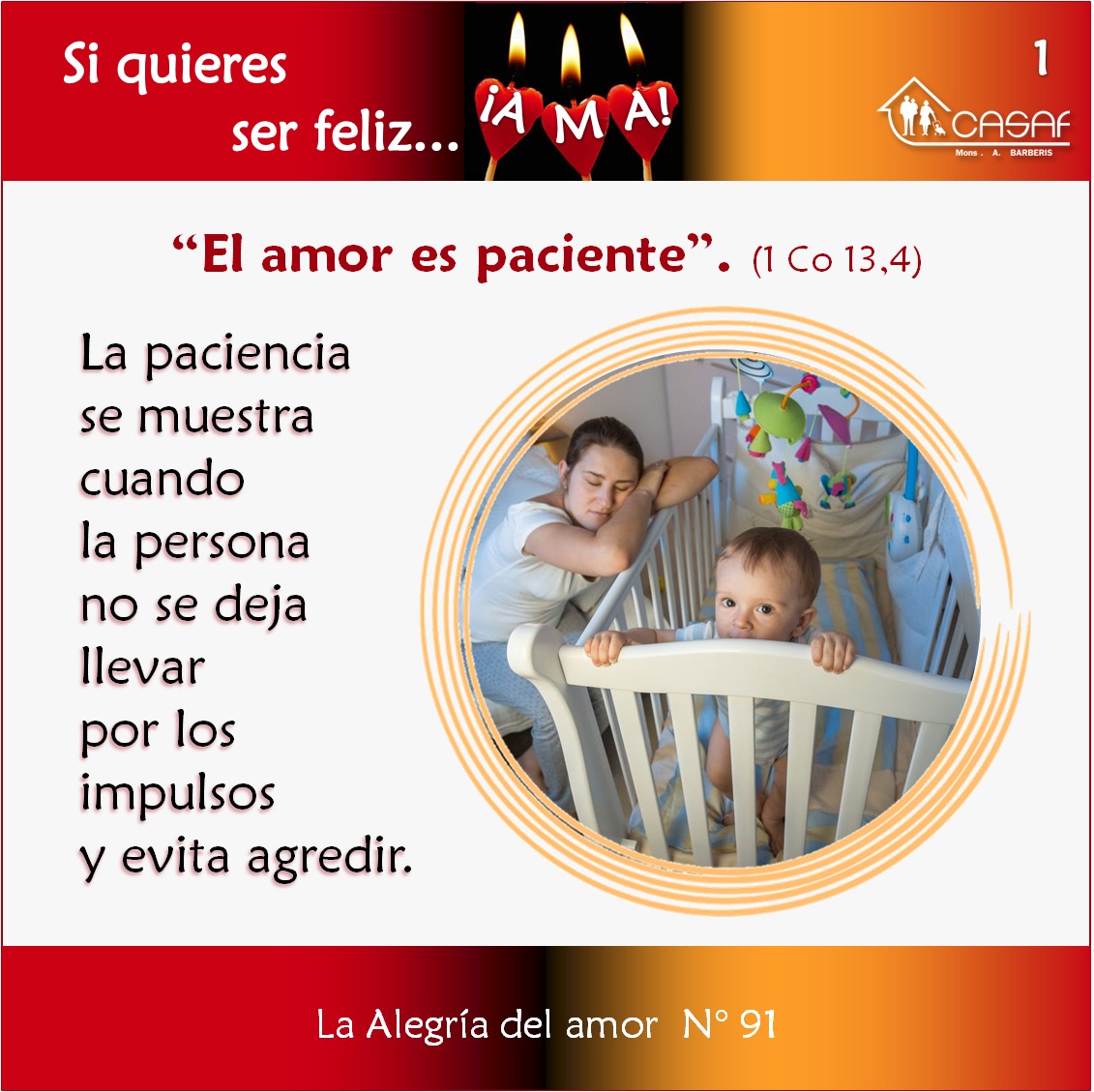 casafzipa's tweet photo. "El amor es paciente" 1 Corintios 13, 4
#SiQuieresSerFeliz #oración #cuarentena #CASAF https://t.co/fn1rZJXQLE
