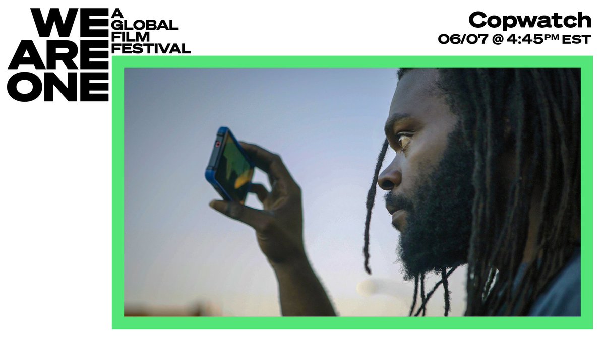 LIVE IN 15 MINUTES: Copwatch, curated by <a href="/Tribeca/">Tribeca</a>, is almost here at #WeAreOne! Tune in now so you don’t miss a second: youtu.be/KrQmSA42PXE