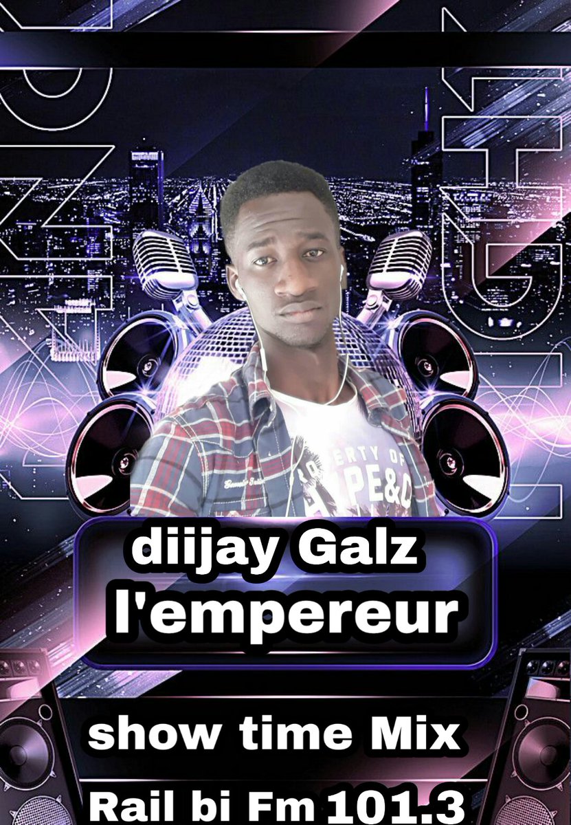 Diijay Galz pikine banlieue Dakar SÉNÉGAL l'empereur des dj travailler Rail bi Fm 101.3 😎😎😎😎