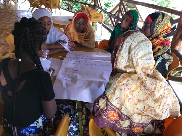 theESCALA's tweet photo. Eleven local women near the Kaole ruins started a business called WAUTO-KAOLE after receiving ongoing business training from SPI. #WAUTO stands for WAmama (women), Utamaduni (heritage/culture) na TOndo (shellfish) in #Swahili!
#BuildFuturesSavePasts #Tanzania @urithiwetutz https://t.co/s3UPNf14xk