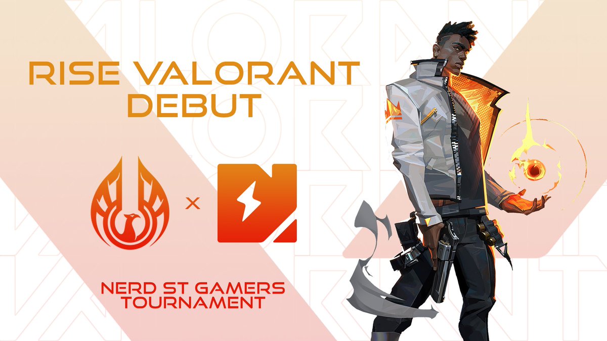 🔥Tune in as we debut in the @nerdstgamers #VALORANT Weekly! Stream + Bracket Info Below⬇️🔥

#RISEWIN