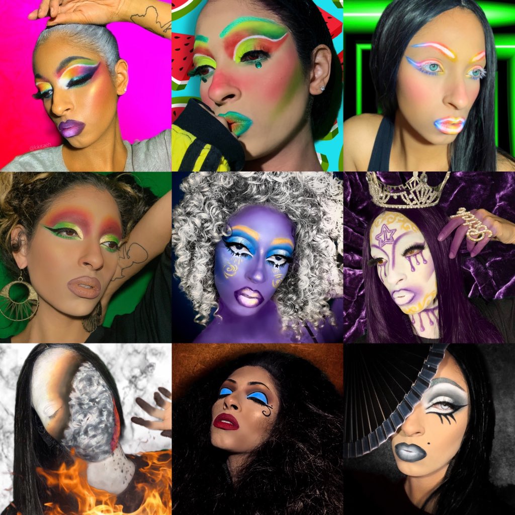 KikiRaeReal's tweet photo. @JeffreeStar Good Morning! I wasn’t able to get the #crematedpalette but I make good use of my #jawbreaker #minibreaker &amp; #alien palettes. #SundayMorning I hope to be #JeffreeStarApproved one day! https://t.co/ycSTrGlbeR