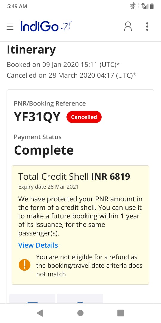 Ashok Tripathy on Twitter "IndiGo6E kindly suggest how to use credit