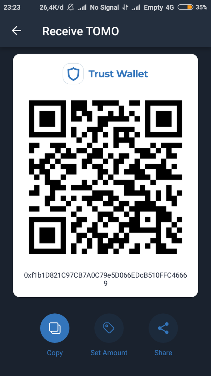 suzyunchunch's tweet photo. @TrustWalletApp @TomoChainANN TG : suzyunchunch https://t.co/H8tdoutkSO