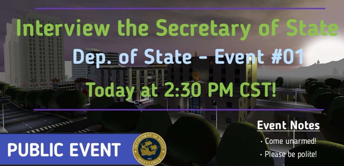 Mayflower Department of State tweet media