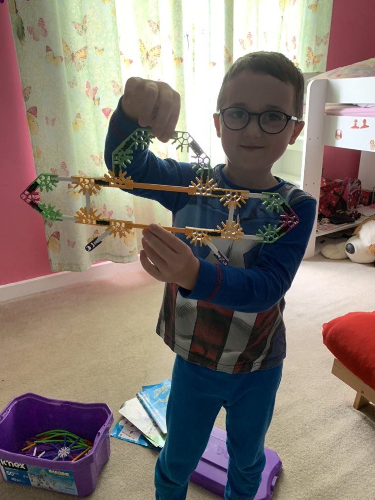 MarkMcSween's tweet photo. Connor made a space ship and then a space ship with a ship. 🤣 💕
No instructions- just from a picture.
#STEM #littleengineer
@CorpusChristi_K @MrsMcE_CCPS @MrsFarrell_CCPS https://t.co/DzPuP5TWdB