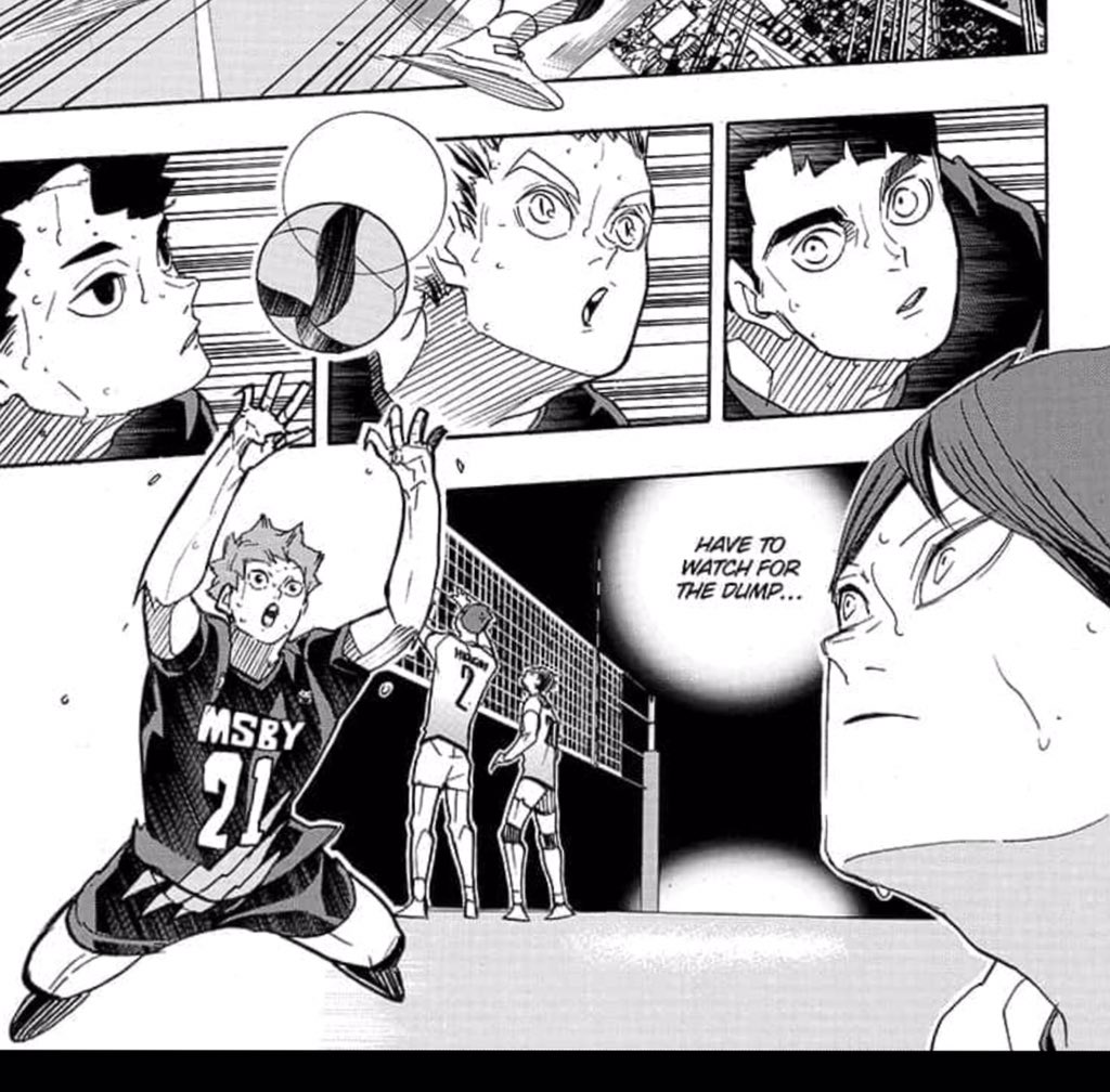 // SPOILER CH. 396 //
.
.
.
And now I`m screaming about Hinata Shouyou because HOLY SH-LEFT HAND?!?! 