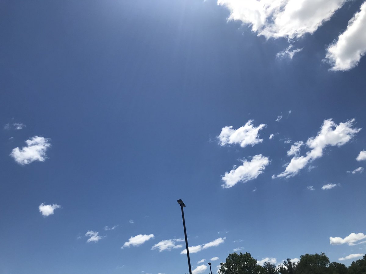 Clouds practicing social distancing. Thank you, cumulus congestus #cloudappreciationsociety