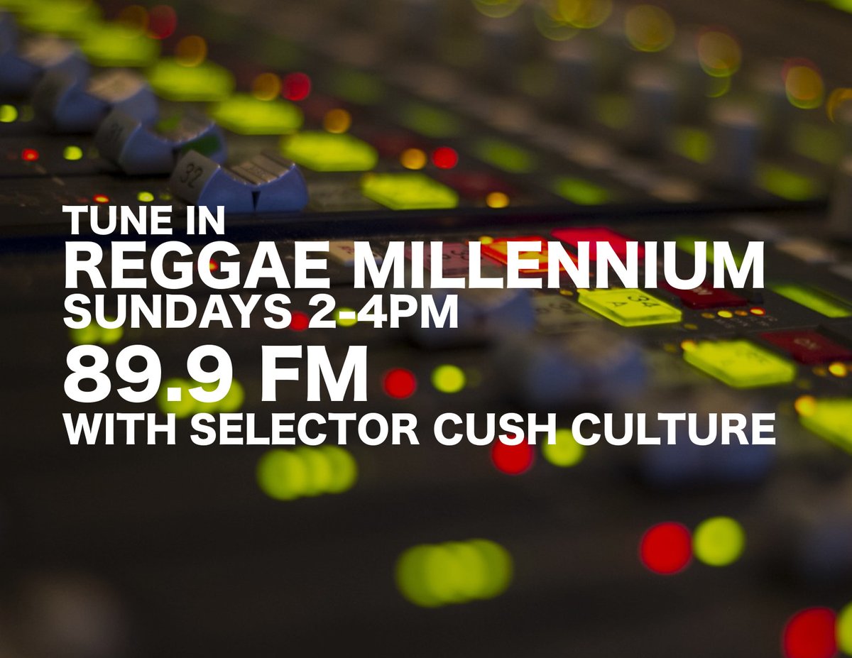 cushculture's tweet photo. Heap a new chune this week on #ReggaeMillennium radio!

Listen NOW 89.9 FM @WEVL Memphis or tune in WORLDWIDE at https://t.co/7uCrg2buzm https://t.co/3KhC7dOaY4
