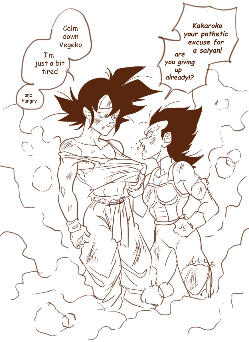 "what if" are so interestings .... x3
#DragonBall 
#sketch 