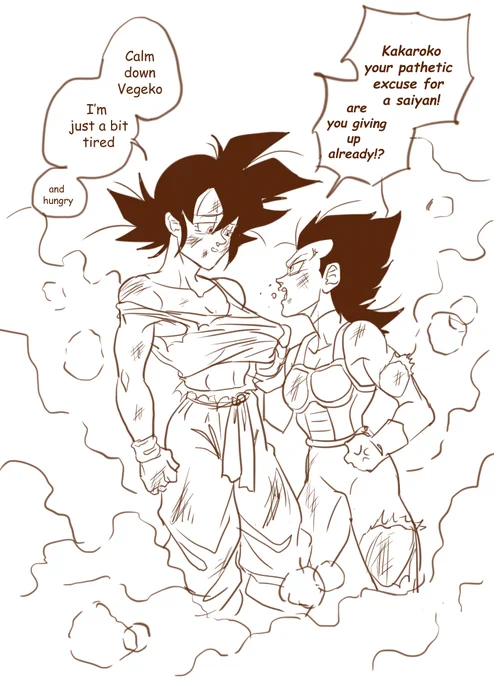 "what if" are so interestings .... x3
#DragonBall 
#sketch 