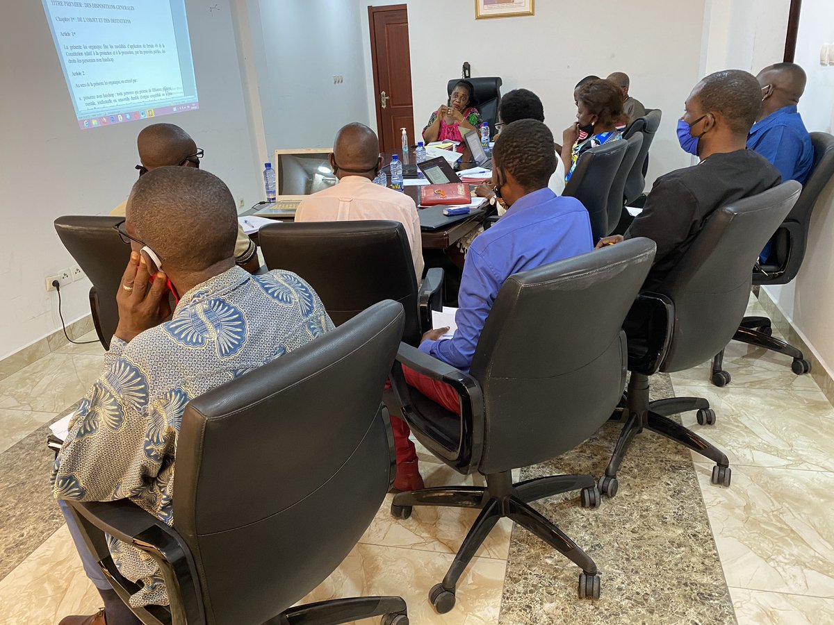 afiamama's tweet photo. Happening now #séance de travail projet #loi-organique sur les personnes handicapées,après l’examen au parlement.
Pour nous assurer que #besoins spécifiques #femmes&amp;filles handicapées soient prises en compte avec SE Irene Esambo 
#ParitéRDC
@MinAffSocPVH @AmbaFranceRDC @annytenga https://t.co/Qp4RcIojgw