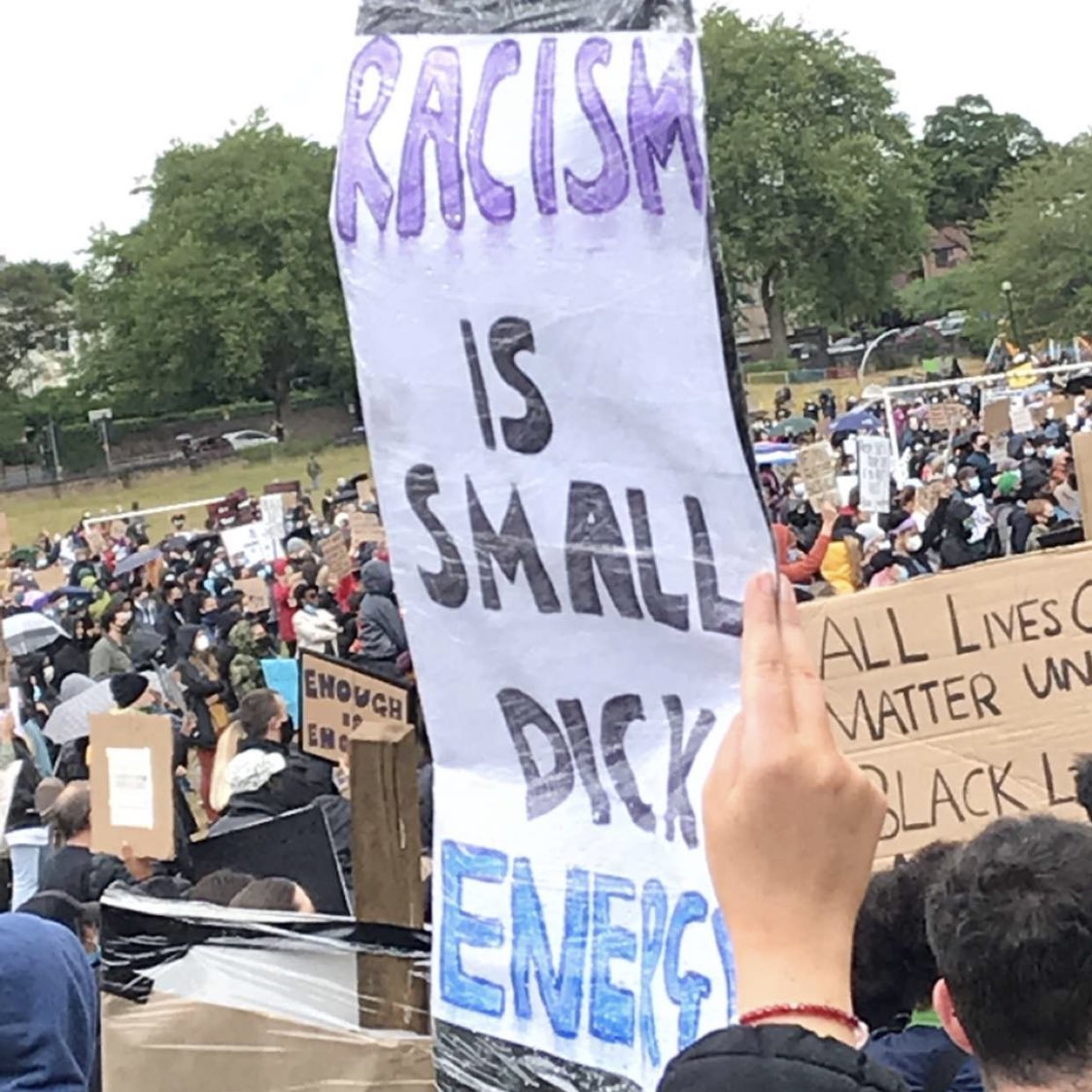 inurbagandmine's tweet photo. Sadly couldn't be there but here's a couple of capturing photos multiple people shared from today's #BLM protest in Nottsπ€#BLMnottingham https://t.co/YMe3p4Kbth