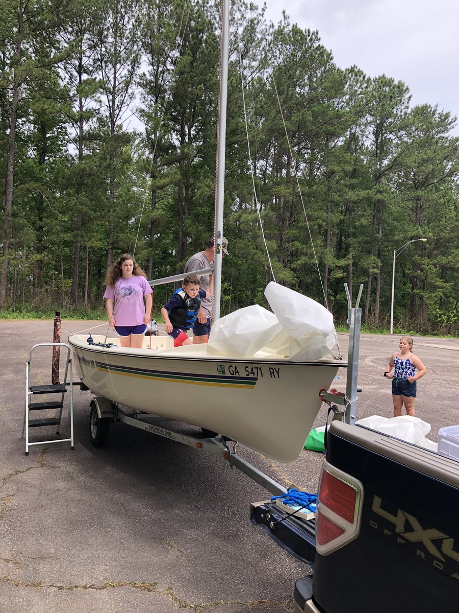 cphillips60's tweet photo. Grandkids learning to sail and getting some swim time in!  Great memories and good times! https://t.co/7UnnqHWuRi