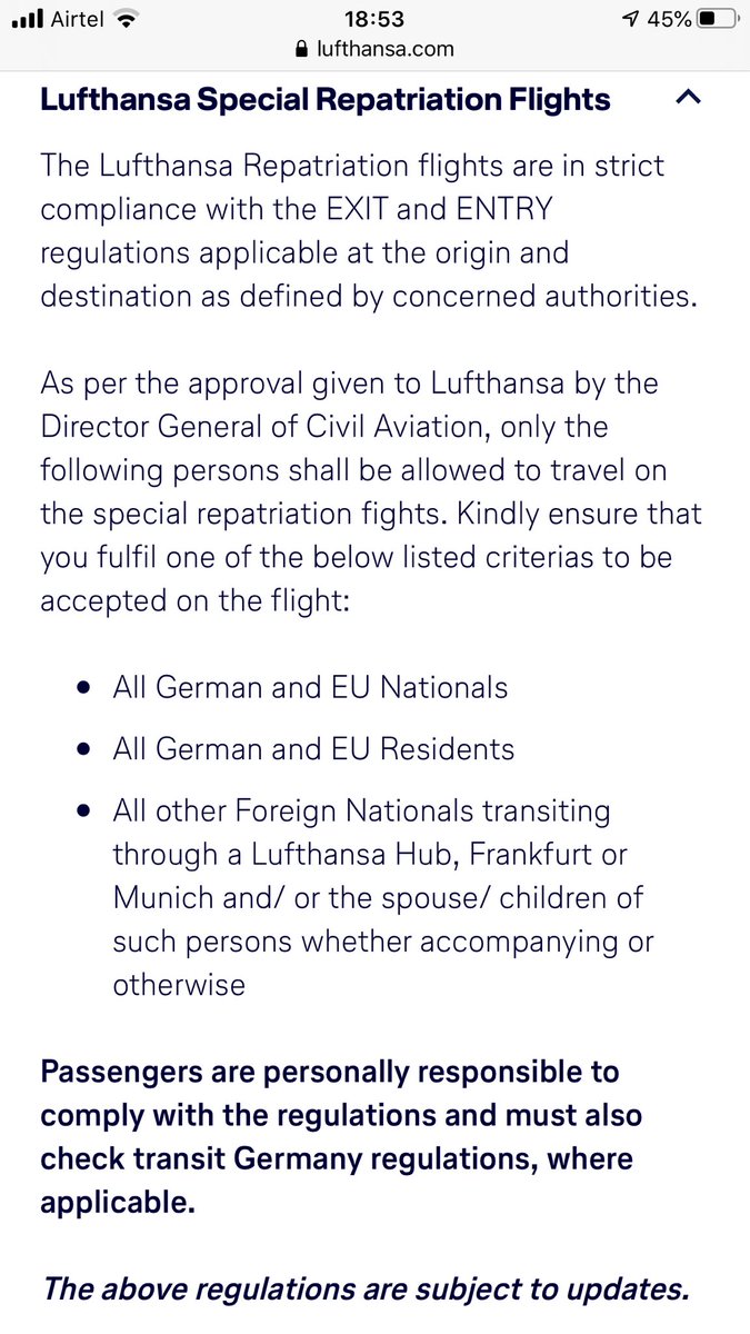 Bangalore Aviation on Twitter "The response from the airline. In short