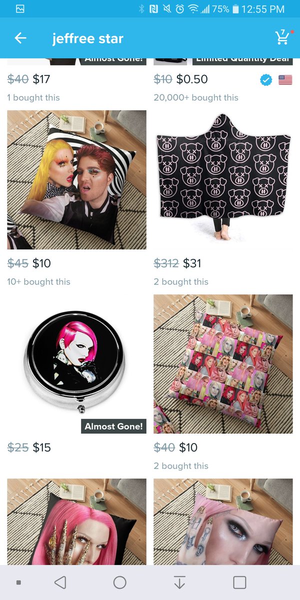 True4Sydnie2's tweet photo. @JeffreeStar They have so much fake merch and everything. #RemoveFakeMakeup https://t.co/bNuhkLLIXf