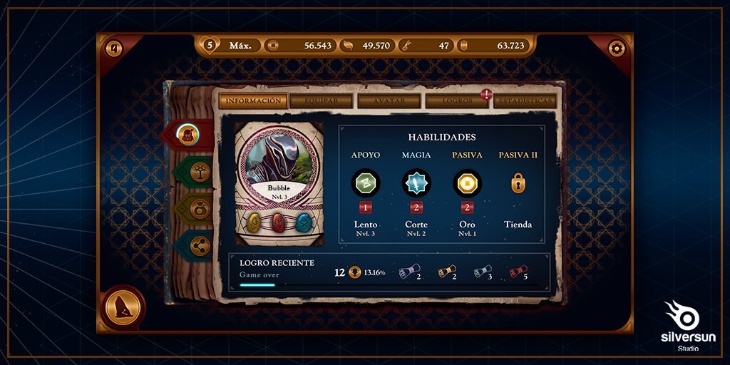 BubbleQuestTKOS's tweet photo. Wanna play #BubbleQuest? We want to continue showing you a few things. ⠀ ⠀ 
In #BubbleQuest you can equip yourself with different types of ability and evolve the avatar you have chosen. A great challenge, right? Are you ready? ⠀

#BubbleQuest #SilversunStudio #IndieDev https://t.co/4soO402jpG