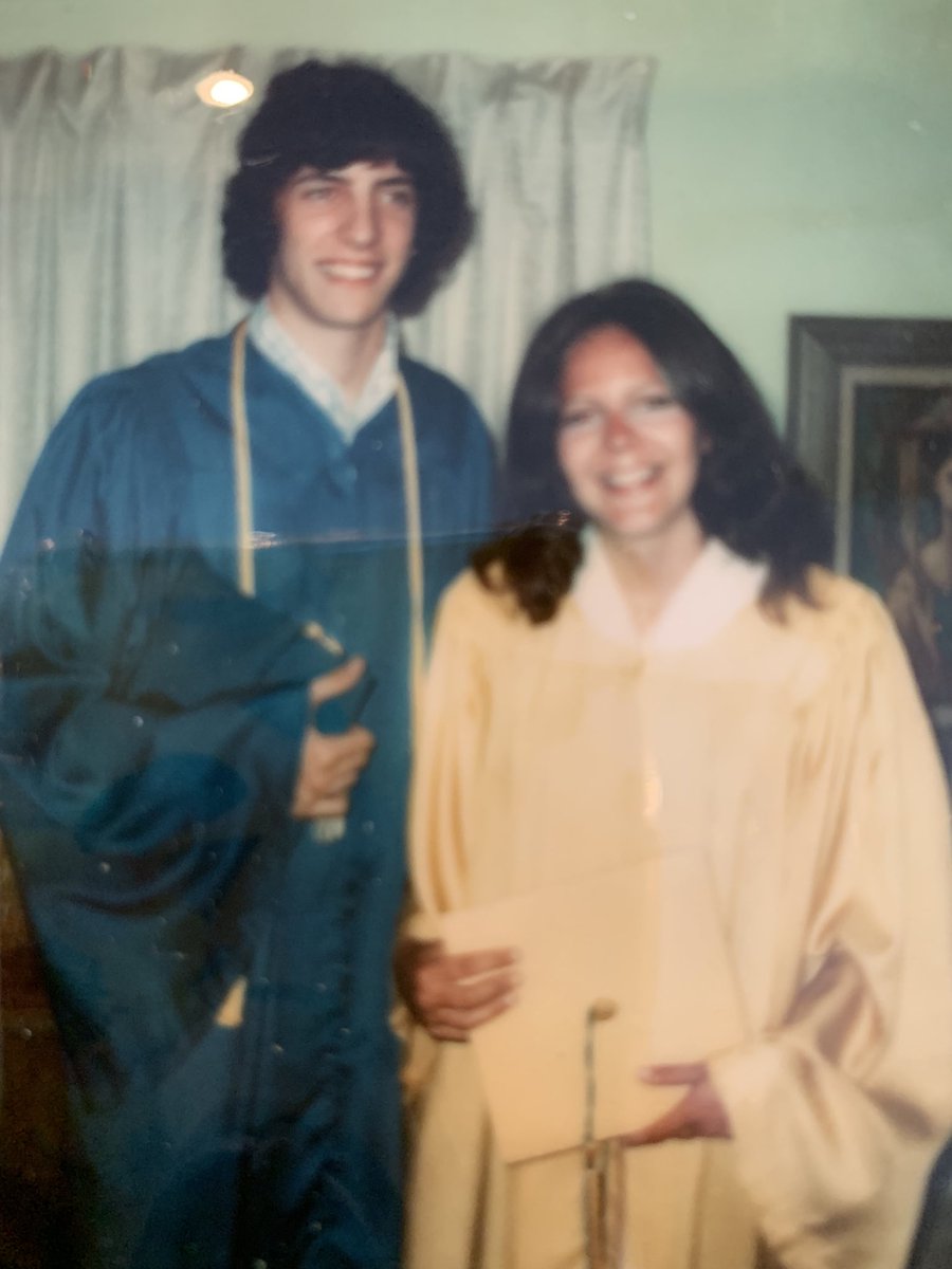 davidparkerdv's tweet photo. Saluting high school graduates this week and celebrating Nancy’s birthday today with this picture which says, ‘move toward the unknown future with an open heart’. So glad to have done that with this woman I have loved since we were teenagers until now:) #whenshe’s64 https://t.co/sOHOH4c14e