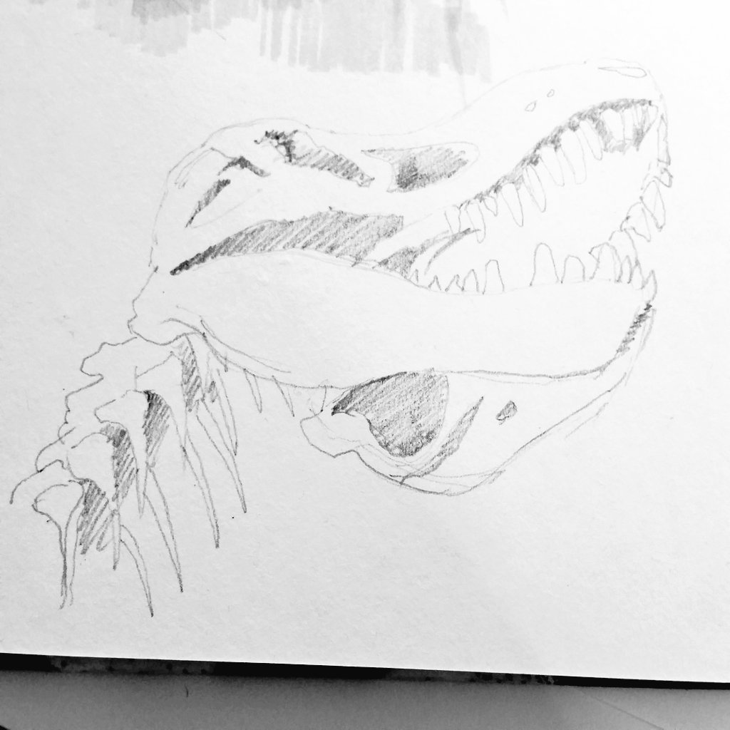 Edm_Historia's tweet image. When my son and I got to sleep overnight under your T. rex display...

#RTMPArtChallenge
#MuseumFromHome