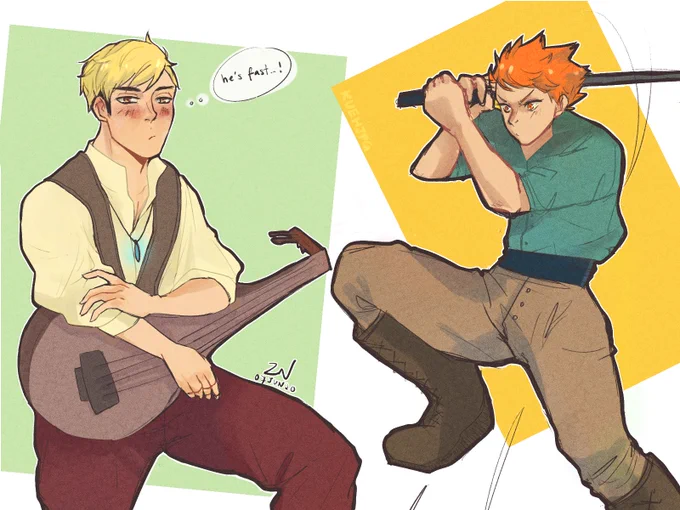 #atsuhinaweek day 2 - fantasy au #haikyuu #atsuhina 