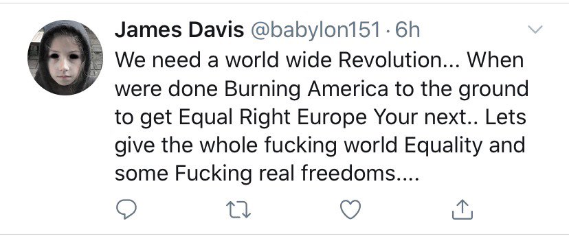 Carol_Ann_H's tweet image. It’s funny I see my cousin who is racist as fuck cheering on these #BlackLivesMattters just for the reason that the riots are destroying and looting things hah😆 he doesn’t give a shit about you guys  he wants destruction of the USA 🇺🇸&amp;amp;everywhere else #destuction #riots #looting