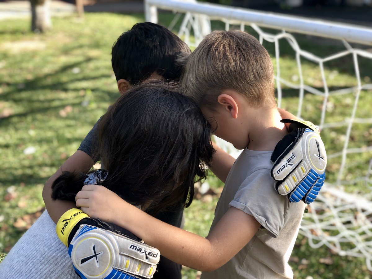 AboveAllBeKind's tweet photo. Making an end of the year slideshow. This one took my breath away. Soccer enthusiasts, coming up with a strategy. ❤️ #grade1 #earlyyears @IICS1911 https://t.co/JKoK52bPv4