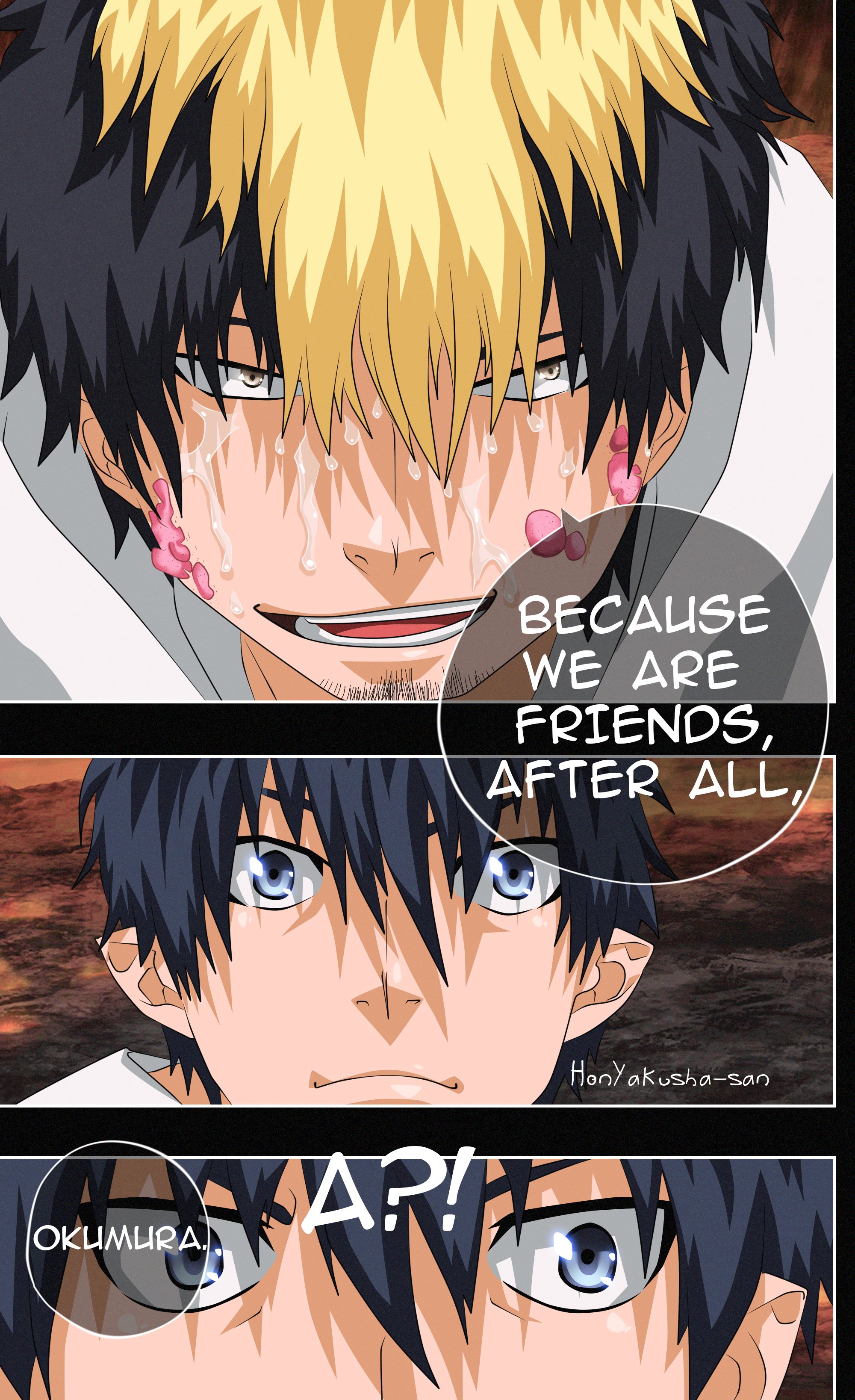 Iryna Sur Twitter New Color Blue Exorcist Okumura Rin And Bon Ryuji Suguro By Kazue Kato 青の祓魔師 奥村燐サタンの息子 勝呂 竜士 I Ll Try To Post Something Every Weekend T Co 7anp1nlzzq