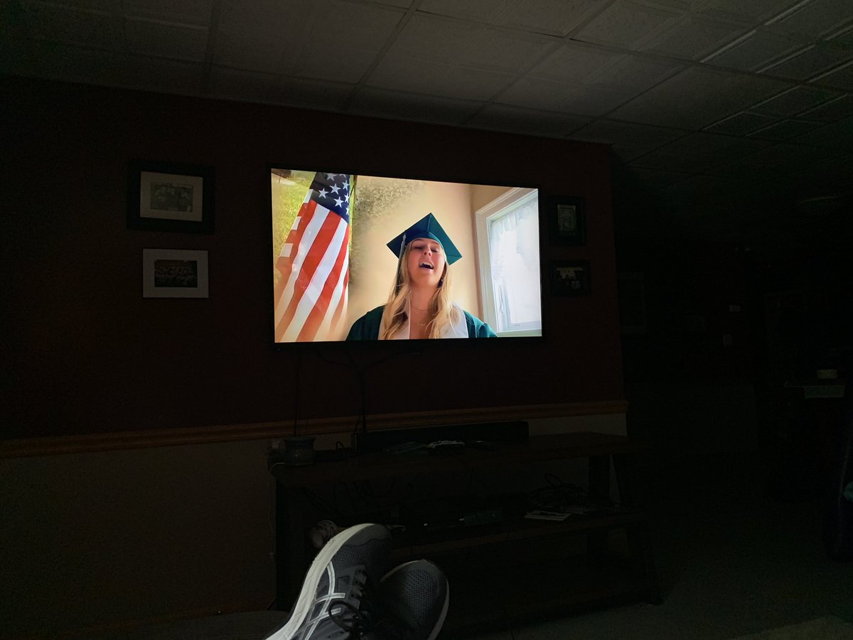 rossathibault's tweet photo. Off to an excellent start to the .@DartmouthHS Commencement Ceremony! #DHSClassof2020 https://t.co/5sWlZP61L7