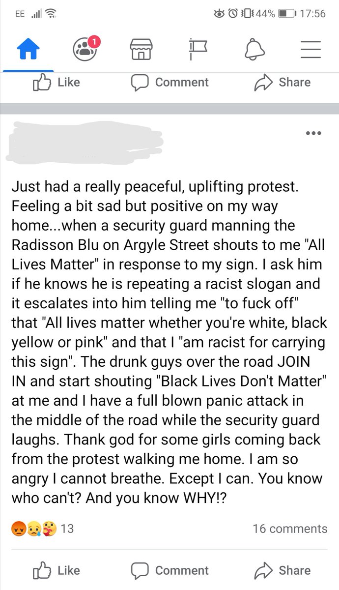 KWCope001's tweet photo. @RadissonHotels please have a word with your security and send him on a diversity course. https://t.co/OPCvvbLc0N