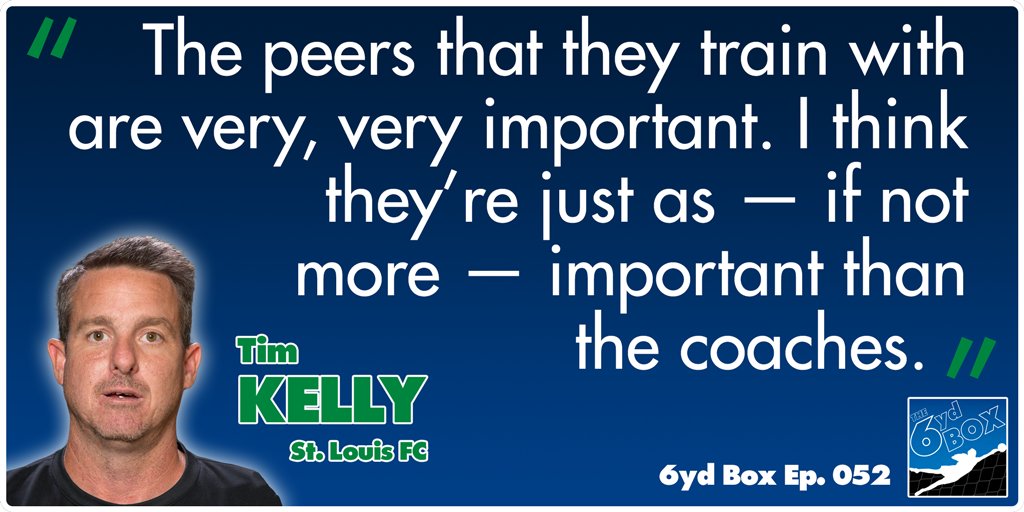 ⚡◀ FLASHBACK EPISODE 52

One of the keys to player success that many coaches don't think about. <a href="/TimKellyGK/">Tim Kelly</a> breaks it down.

Get the full interview:
🎙⏩ 6ydbox.com/052