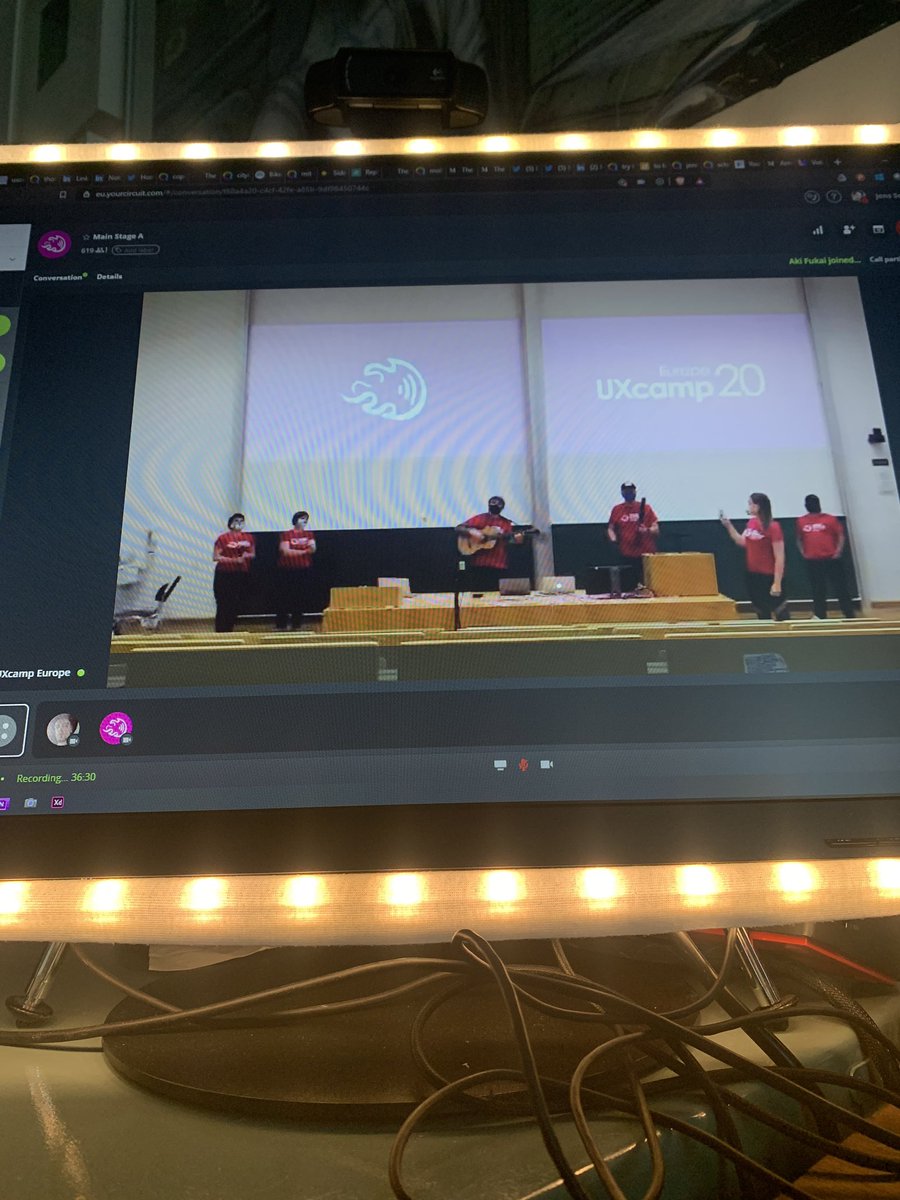 derscharni's tweet photo. Dear @uxcampeurope we really appreciate your hard work and how you achieve to transport the UXCampEurope Experience to our homescreens this time. That was special. Like always! #ux #uxce20 https://t.co/vTIHibE6u7