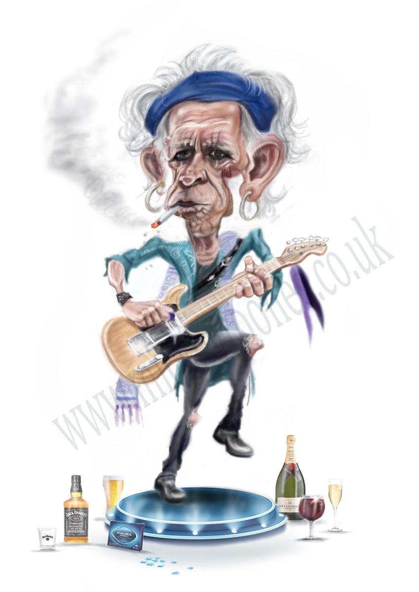 My take on Keith Richards 🎸😀