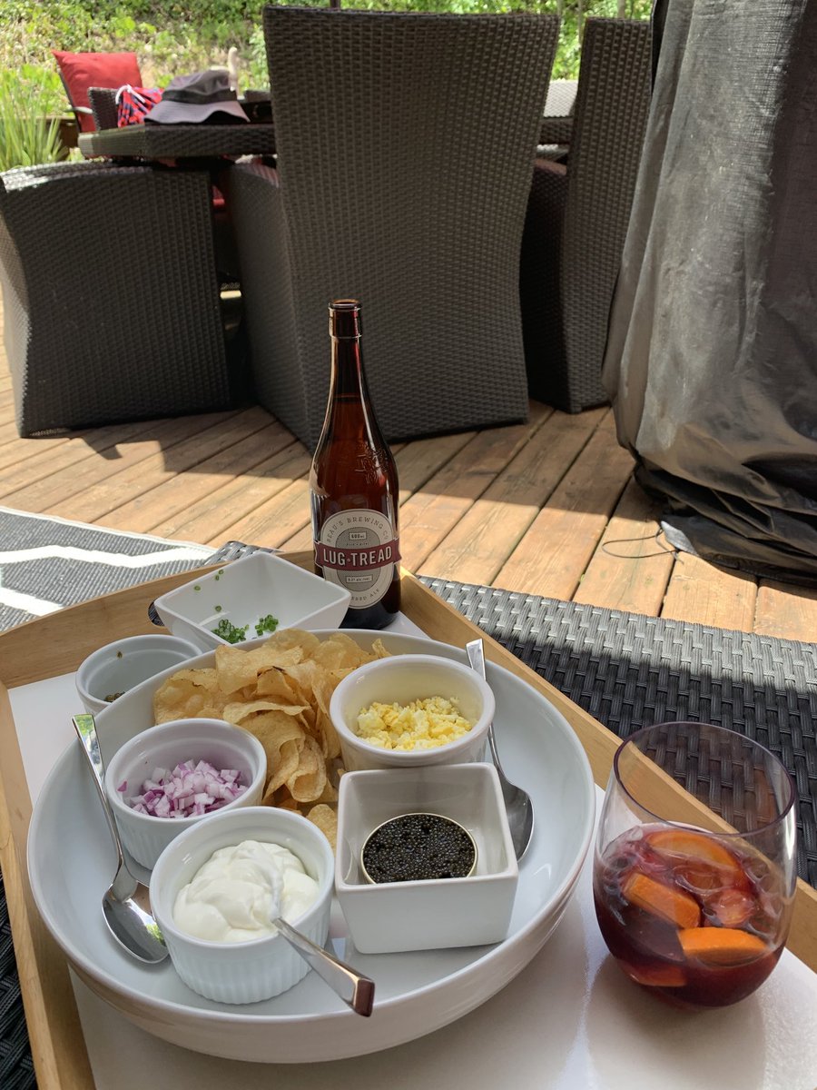 ⁦<a href="/TheWhalesbone/">The Whalesbone Group</a>⁩ caviar travels well Pete!!!! You guys are the best#sturgeon#lugtread