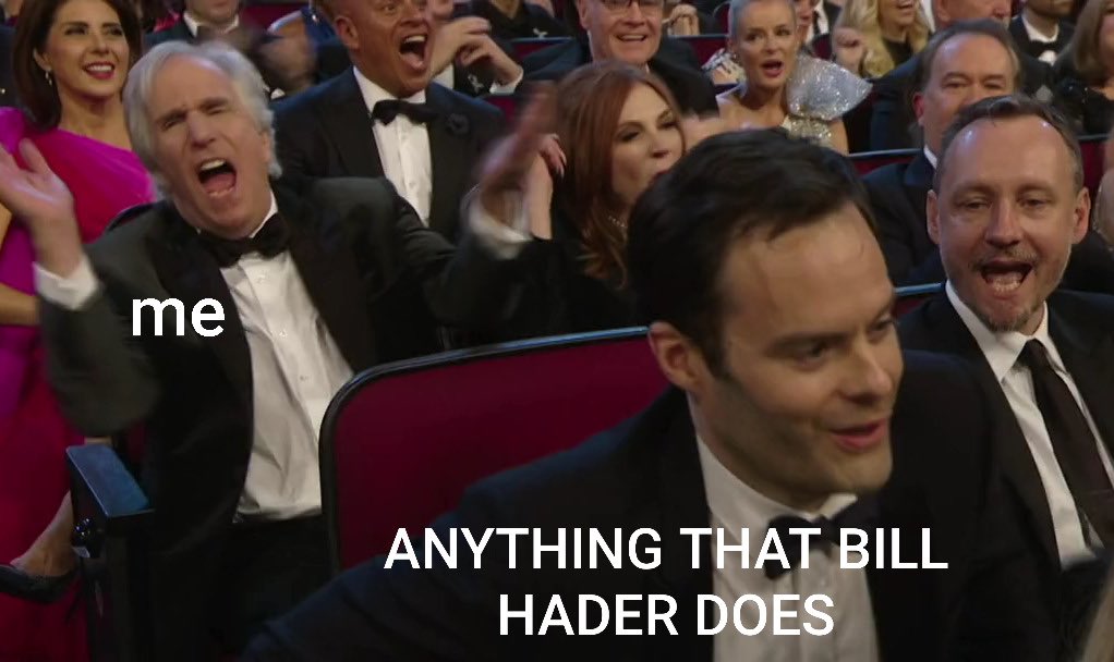 Happy birthday to the talented, beautiful, bill hader. 
