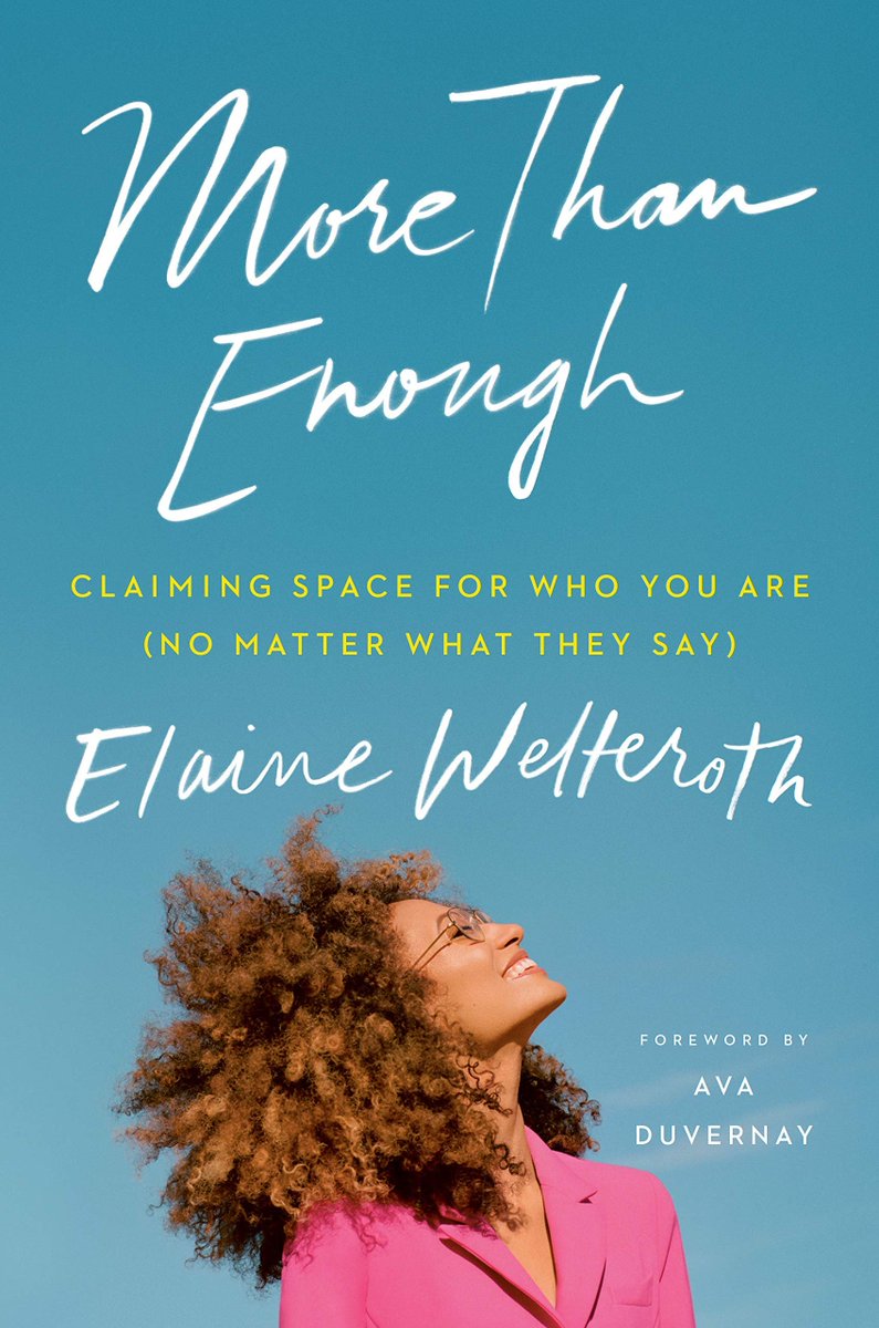 Elaine Welteroth is so inspiring and her memoir about claiming space as a black woman in the media industry is incredible. Come for the dirt on Teen Vogue, stay for the gumption and pep talks.  https://amzn.to/3cGfkLB  