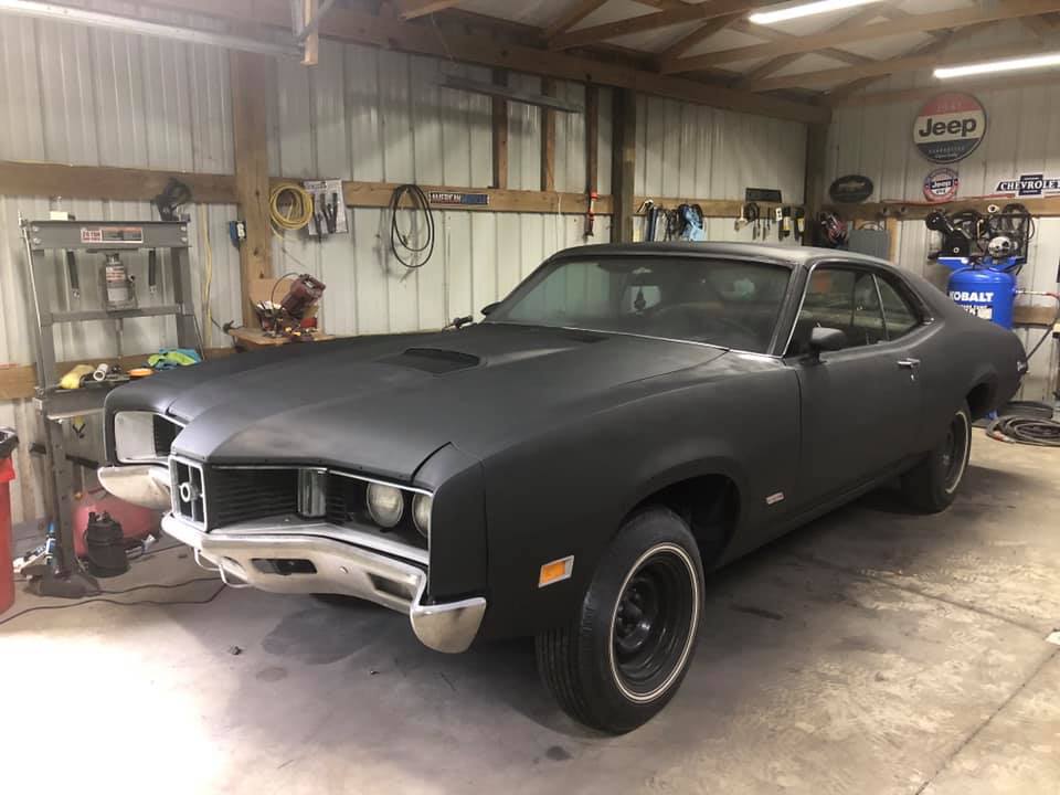 The_JPEmerson's tweet photo. Let's have a virtual car show! Post a photo of your car, truck, bike or whatever you're working on or driving and tag garagesquadtv and use #GScarshow so we can check it out! Thanks to Kristie for sharing her 1970 Mercury Cyclone GT last week! https://t.co/TO0fYymzg4