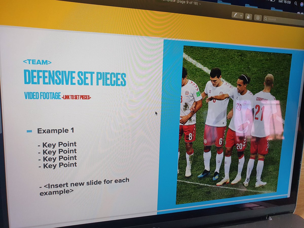 thought_two's tweet photo. Yesterday I decided to tweak my opposition report, to make it more reader friendly and engaging for players/coaches

I'm happy to distribute in PDF to followers who retweet and leave their email address, 

#coaching #football #scouting #Education https://t.co/LVnJjs1whR