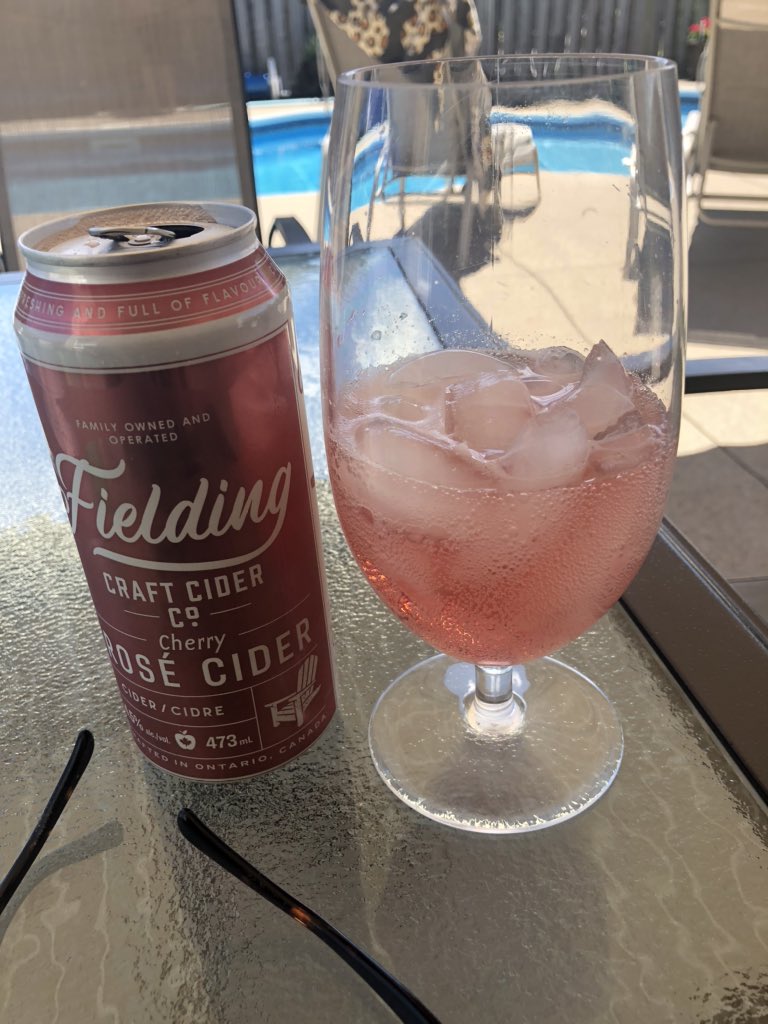 <a href="/FieldingCider/">FieldingCraftCiderCo.</a> Enjoying a Rose Cider! #lovesunnydays