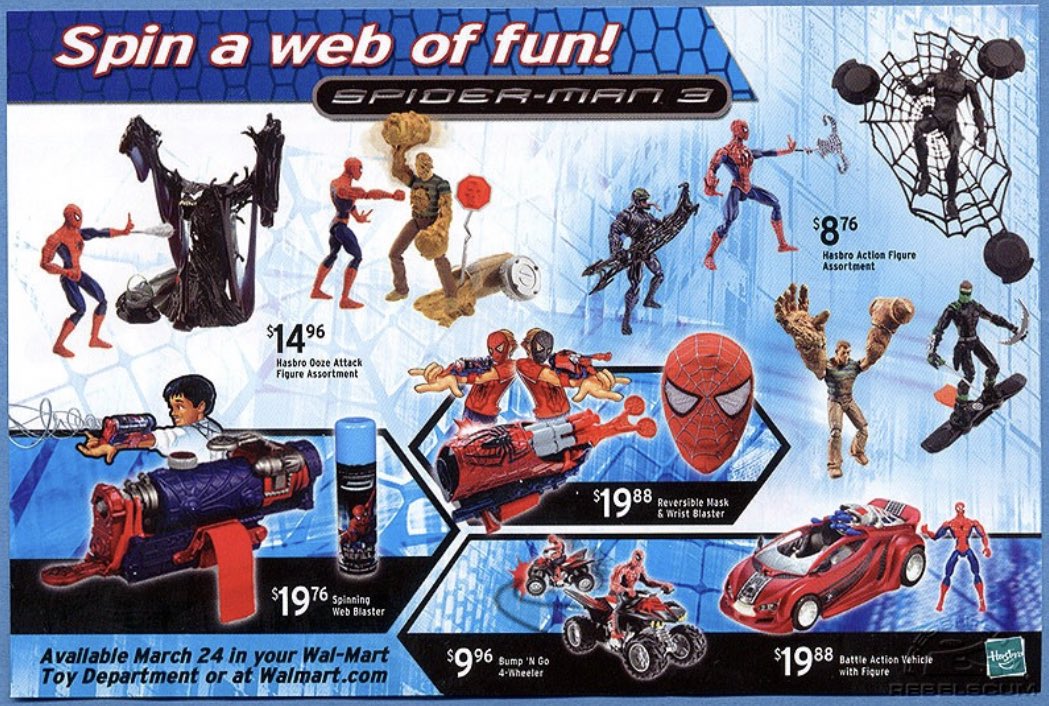 sam raimi spider man toys