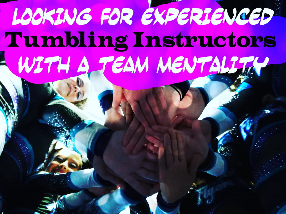 CAFlyersCheer's tweet photo. Looking to add experienced tumbling and parkour instructors to our team! Contact Us! https://t.co/QOCbKSxiDs