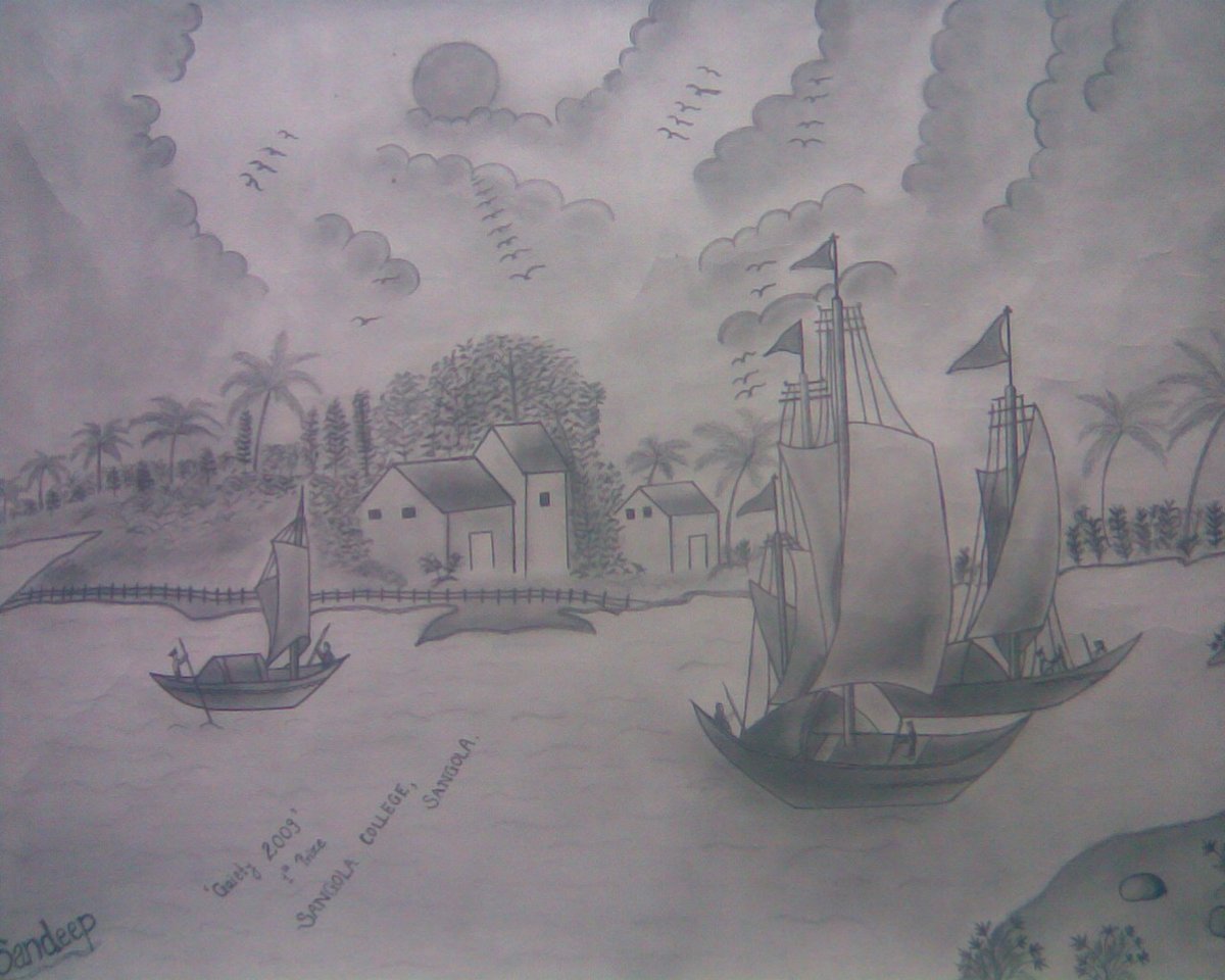 Old Memories : My Painting at the year of 2009, when I was in the college. It was a 1st year of Bachelor Degree in Computer Science. I had won first prize also for that painting.
#ui #ux #uxtalk
#design #drawing #painting #pencilsketch #pencilpainting

#100DaysofCode #CodeNewbie